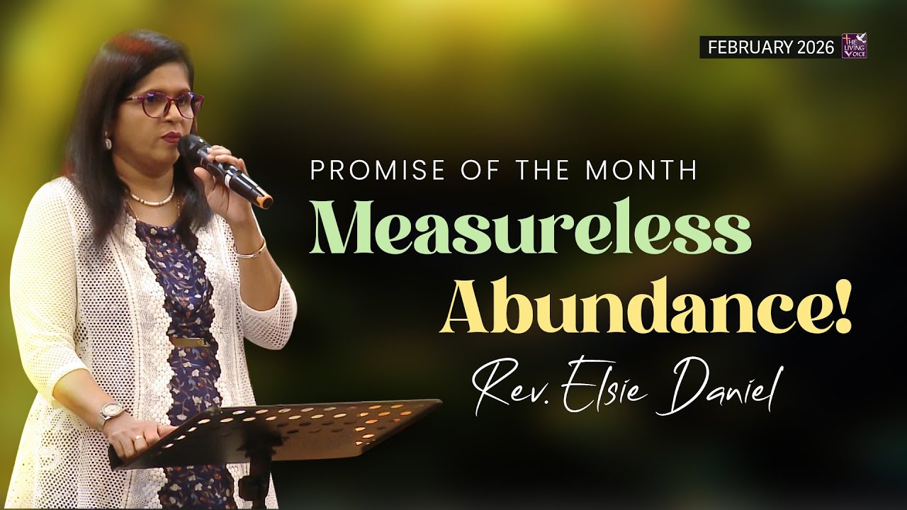 Measureless Abundance | 1st Feb 2026 Promise Message | Rev. Elsie Daniel |Ps. Daniel | #zftchurch