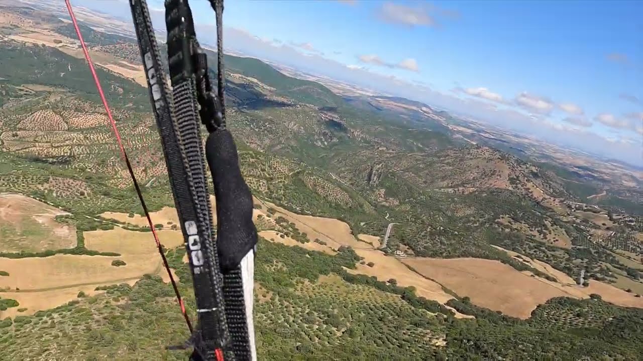 Unplanned landing after taking off from Poniente, Sierra Lijar, Andalucia, Spain June 2022