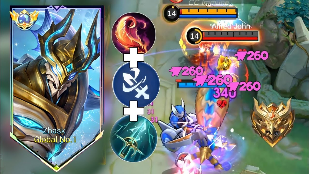 I FINALLY FOUND THE BEST ZHASK BUILD FOR 2026(MORE DAMAGE WITH ZODIAC SKIN+MANIAC INSANE GAMEPLAY)