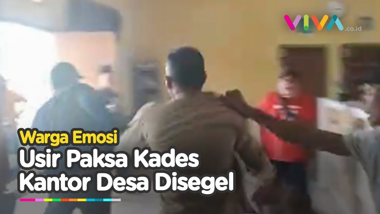 Cuma Bisa Pasrah, Seorang Kades Diusir Warganya dari Kantor Desa
