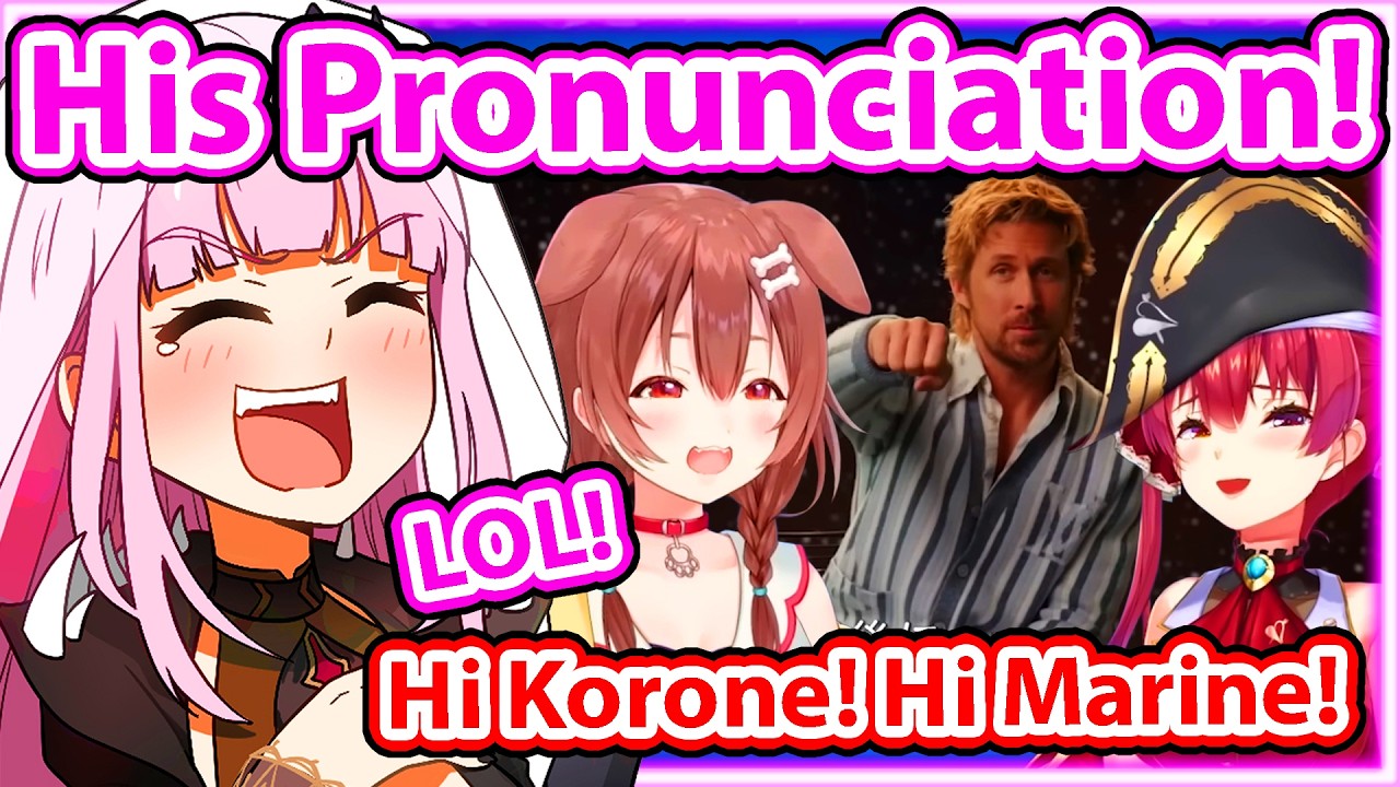 Calli Saw Korone and Marine Get a Surprise Shoutout From Ryan Gosling and Noticed THIS 【Hololive】