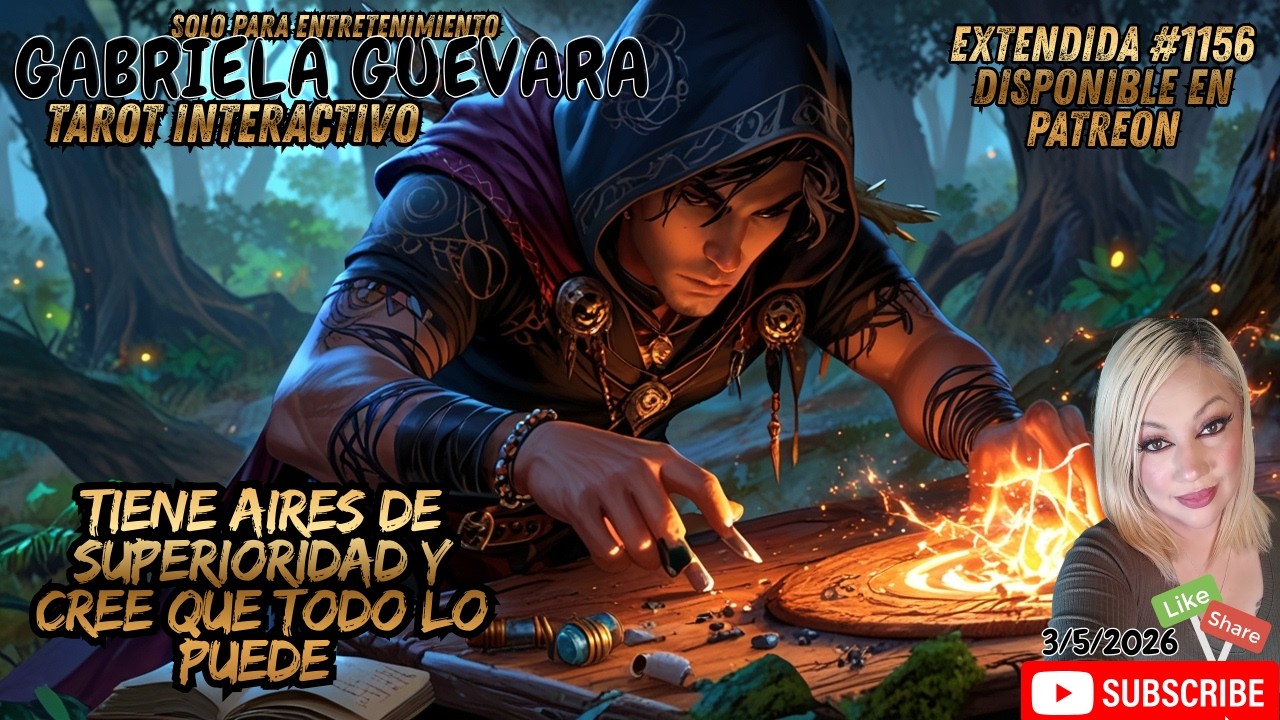 Tiene aires de superioridad y cree que todo lo puede #tarot EXTENDIDA #1156