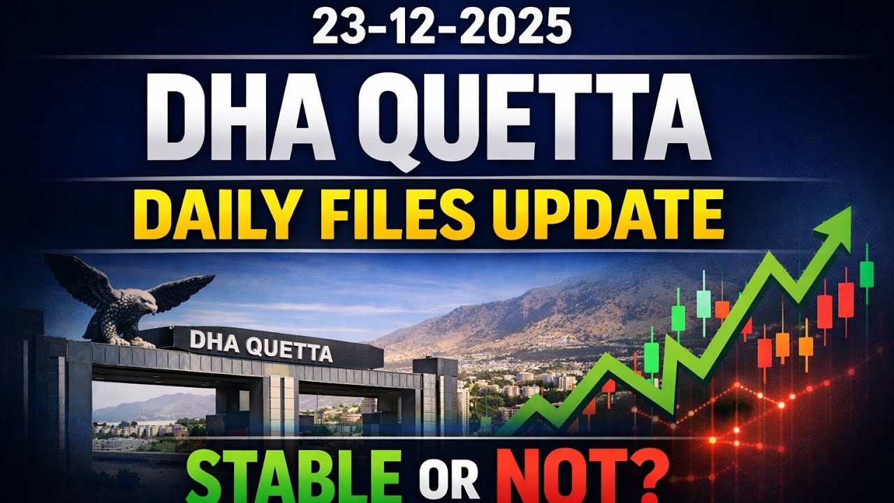DHA Quetta Files Rate SHOCK! | Market Stable or Big Move Coming? | 23-12-2025