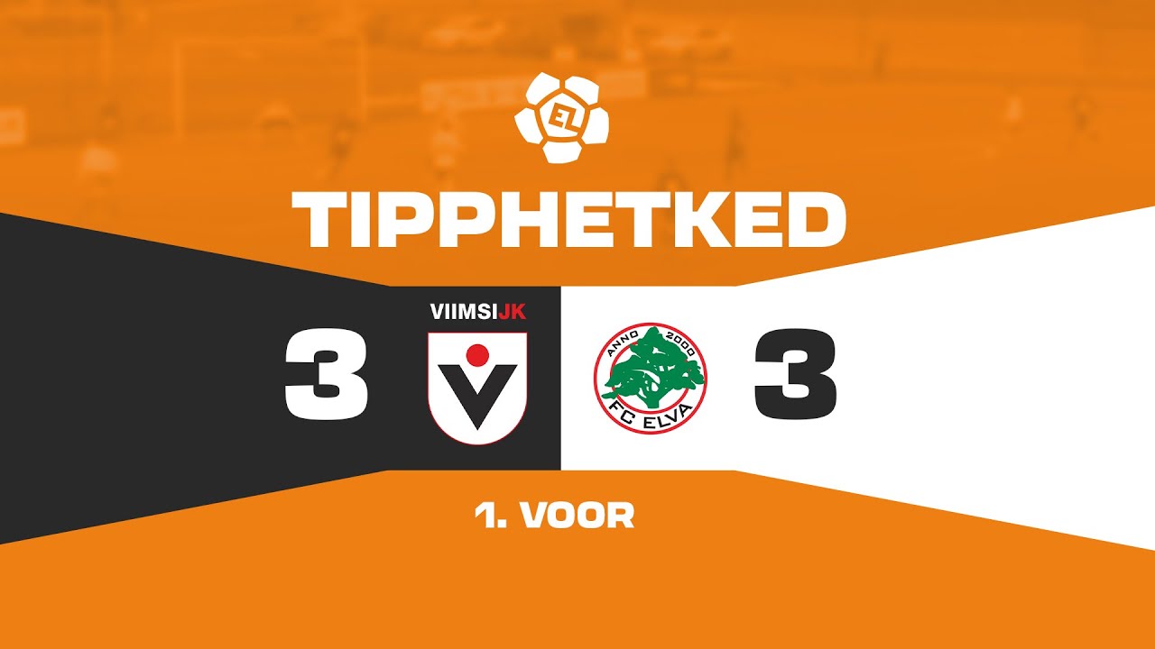 Viimsi JK - FC Elva I 3:3 I Esiliiga 1. voor I 2025