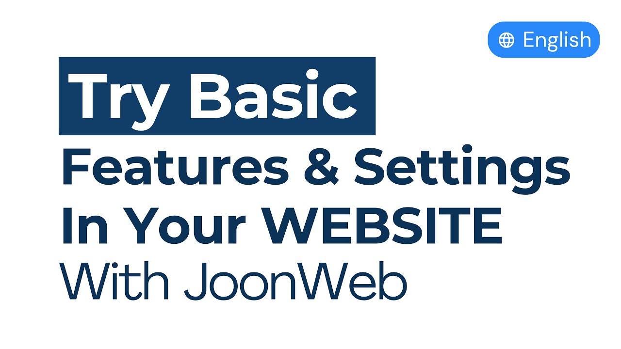 Import Or Export Products, Undo & Redo, View Sales Report In Your Website with JoonWeb | English