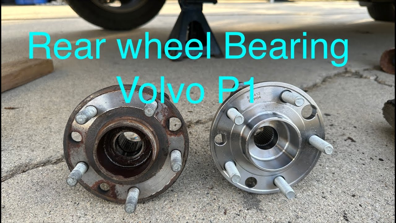 Volvo V50 Rear wheel bearing and brake pads replacement. Volvo S40 V50 C30 C70 (P1)
