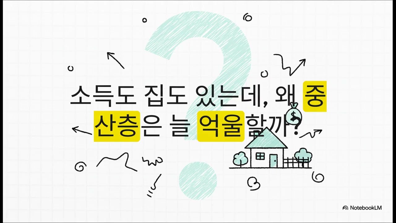 중산층 착시: 집이 있다고 중산층이 아니다. 집은 닻이다