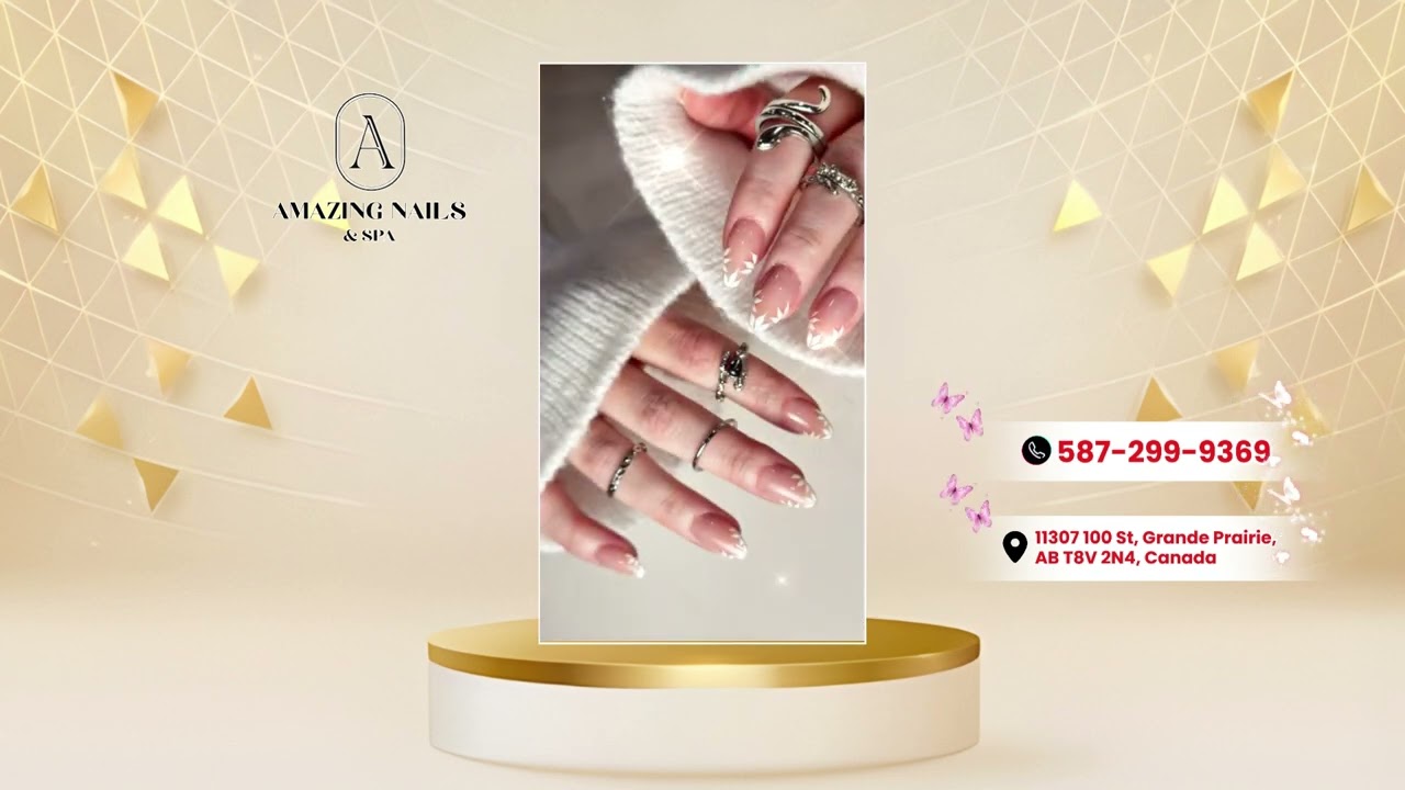 Beautiful March Nails in Grande Prairie | Amazing Nails & Spa