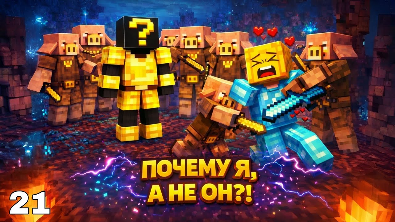 Самое опасное место в Незере  Minecraft для нубов