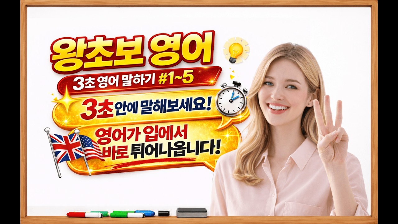 왕초보 영어회화(A1) 말하기 연습 모음 | 1~5편 몰아보기