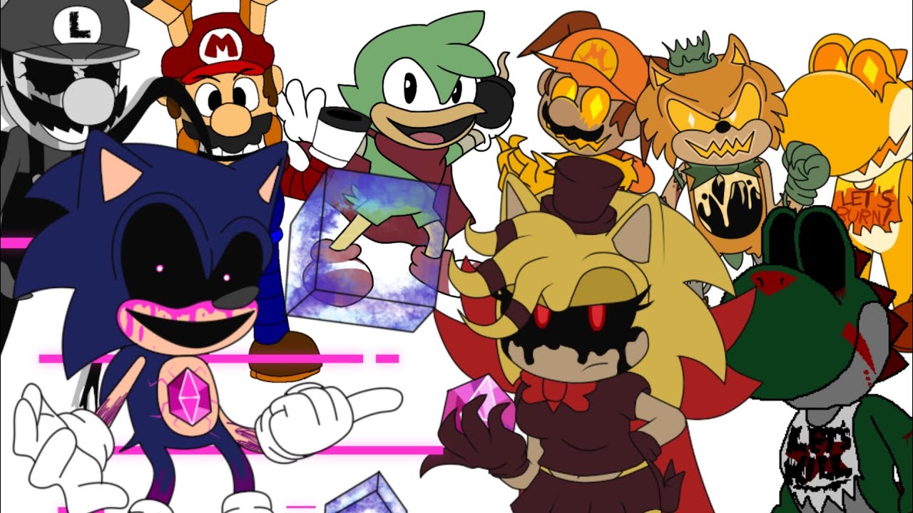 Five Nights At Sonic's Characters Theme Songs Part 3 (My Version Re-uploaded)