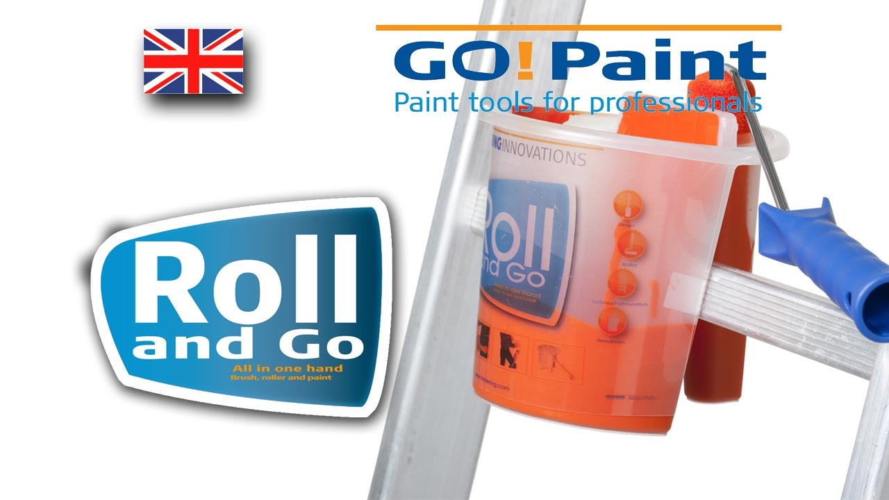 For paint pros: Roll and Go - The perfect mini roller paint bucket.