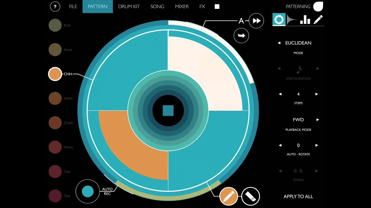 Patterning In Depth : Euclidean Mode (Now Called 