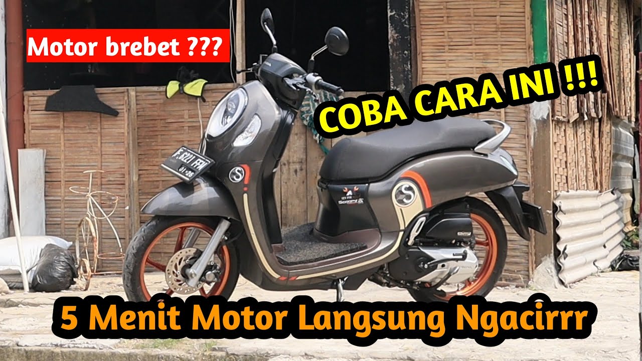 CARA MENGHILANGKAN NGEMPOS PADA HONDA SCOOPY NEW KEYLES , RISET TP & RISET DLC ,MOTOR LANGSUNG SEGER