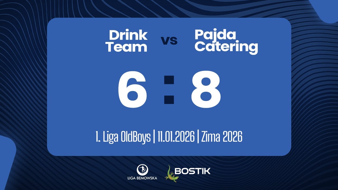 Drink Team 6:8 Pajda Catering | Kolejka 1 | Liga OldBoys