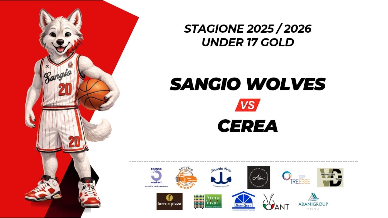 U17 Gold - Sangio wol vs Cerea 78-62