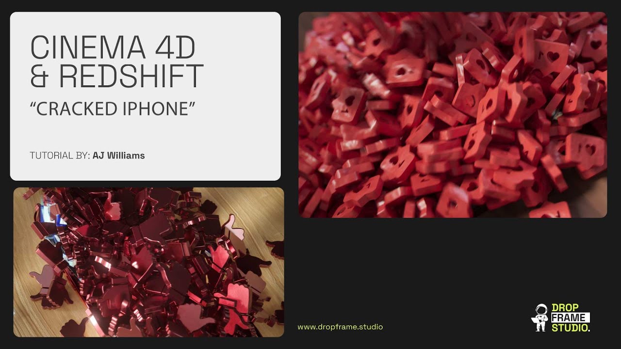 Cinema 4D Tutorial: Cracked iPhone Screen