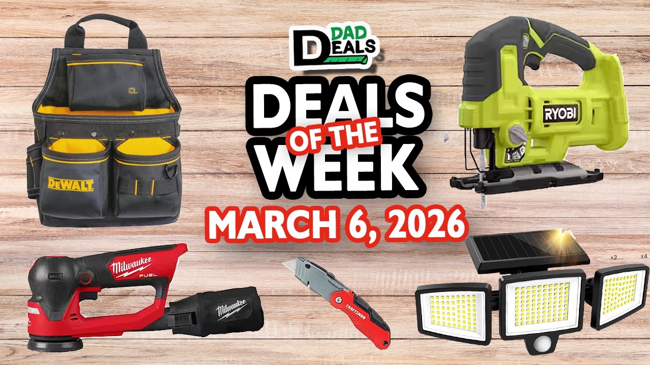 Top Dad Deals Of The Week at Harbor Freight, Lowe's, Sam's Club & MORE!