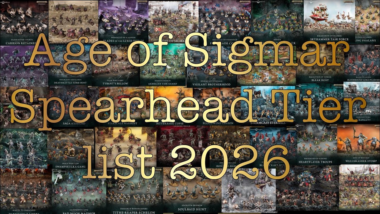 Age Of Sigmar Spearhead Tier List 2026