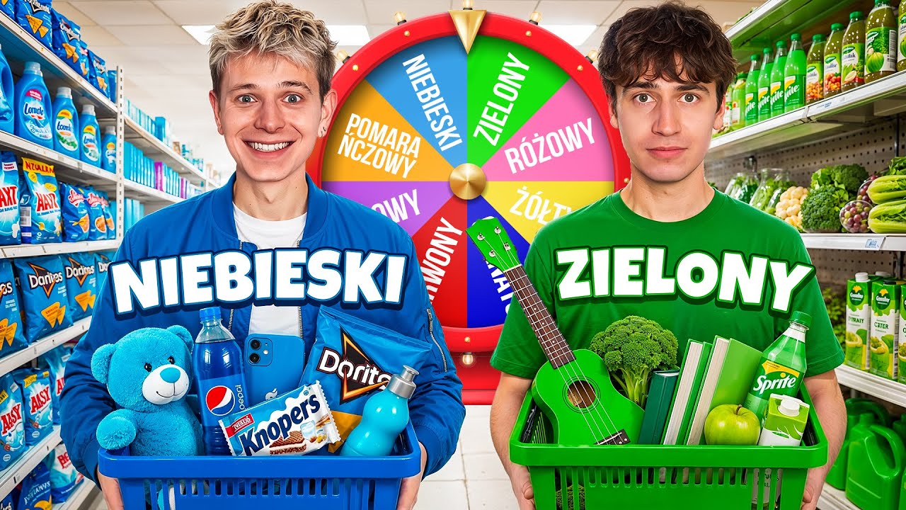 KUPISZ WIĘCEJ RZECZY W DANYM KOLORZE = WYGRYWASZ!!! 😱💰| Dominik Rupiński & Paweł Zmitrowicz