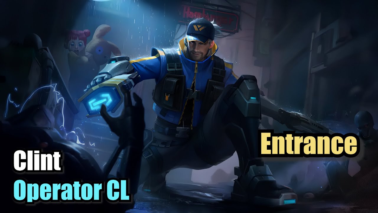 Clint Operator CL Skin Starlight Entrance (Upscale 4K) Mobile Legends 