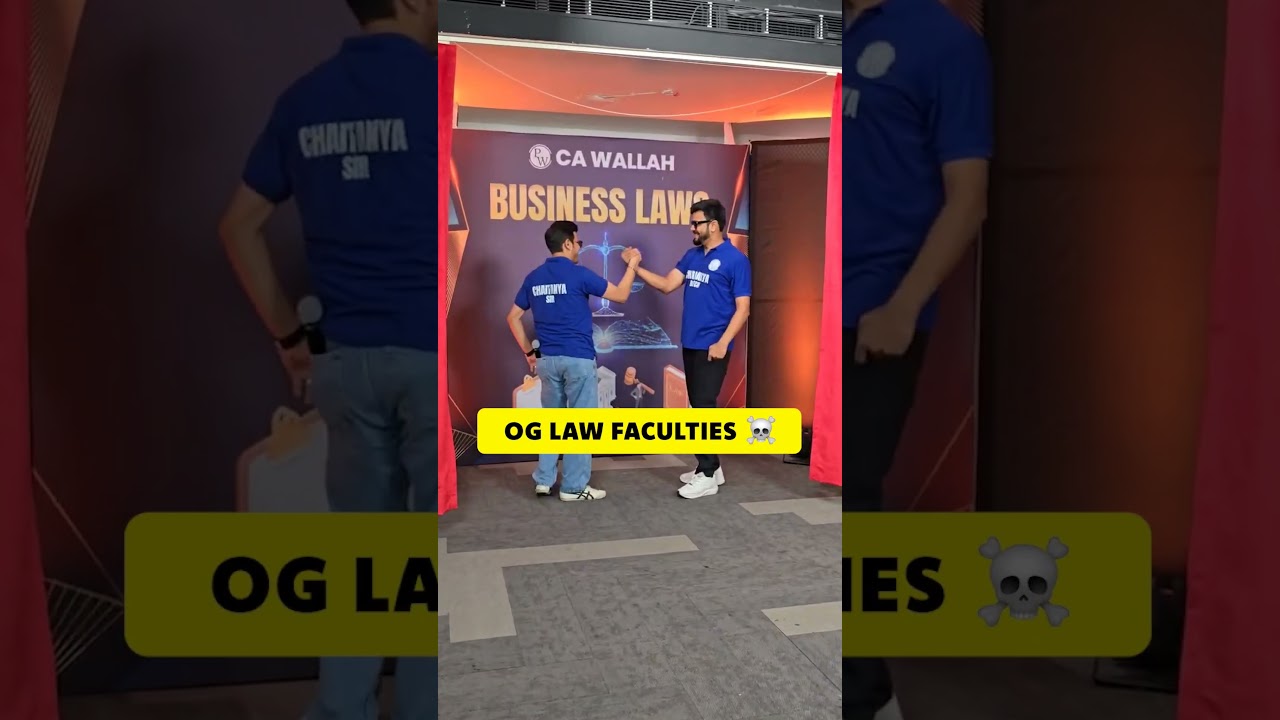 CA OG Law Faculties🔥🔥 #Shorts #CA #PW