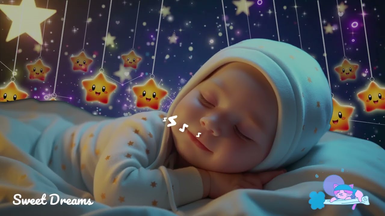 Baby Sleep Music 🌙 Instant Baby Sleep in 3 Minutes 💤 Relaxing Deep Sleep 💖 Mozart & Brahms Lullabies