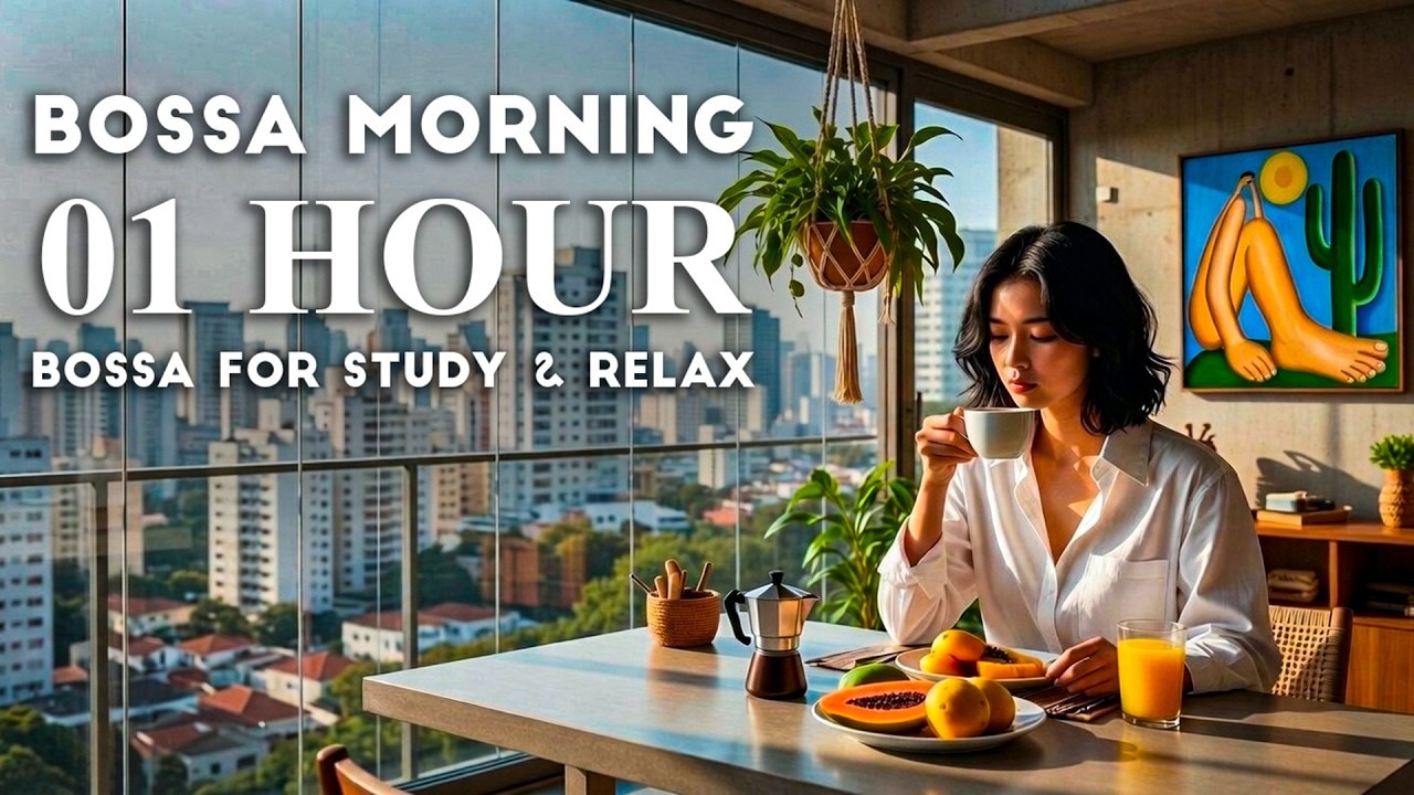 Bossa Morning — Bossa Nova Lofi for Morning Study ☀️ | 1 Hour Focus Music