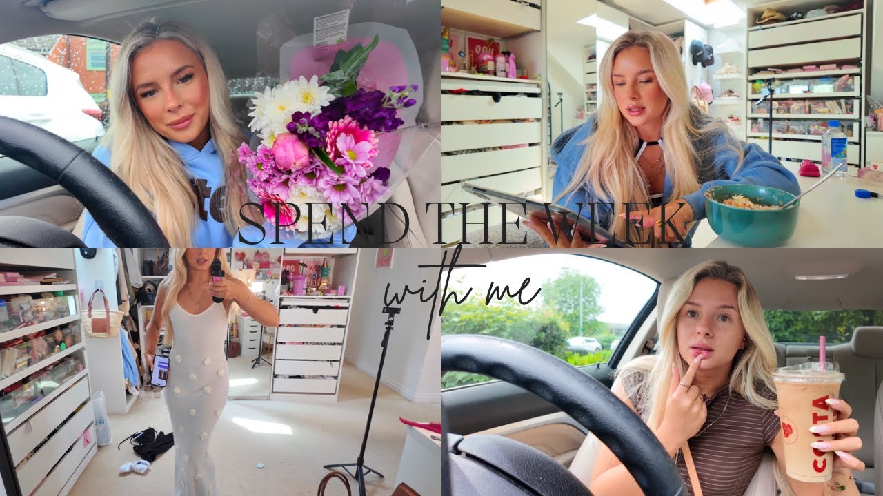 Spend the week with me vlog! Homey, how I film content, hair, lulubells