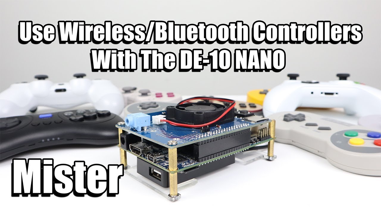 MisTer Use Wireless/Bluetooth Controllers With The DE-10 NANO