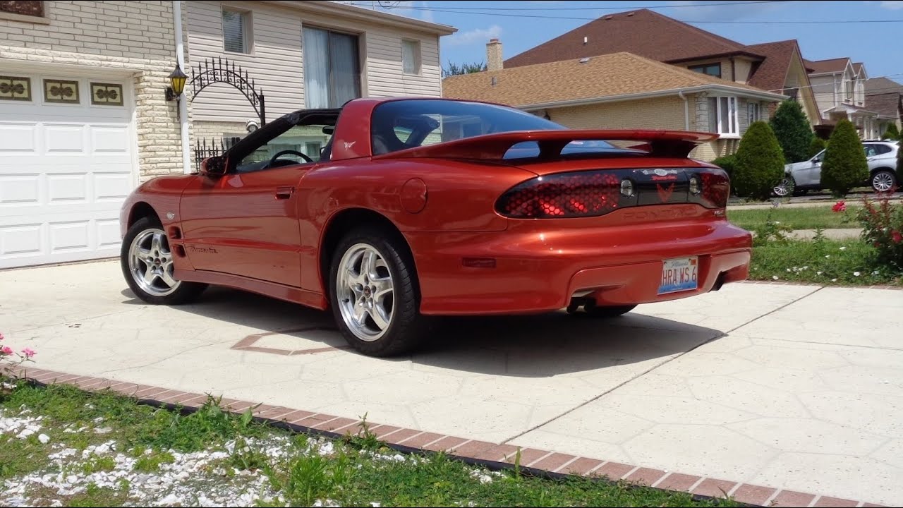 2001 Pontiac Trans Am NHRA Edition in Orange & WS6 Engine Sound on My Car Story with Lou Costabile