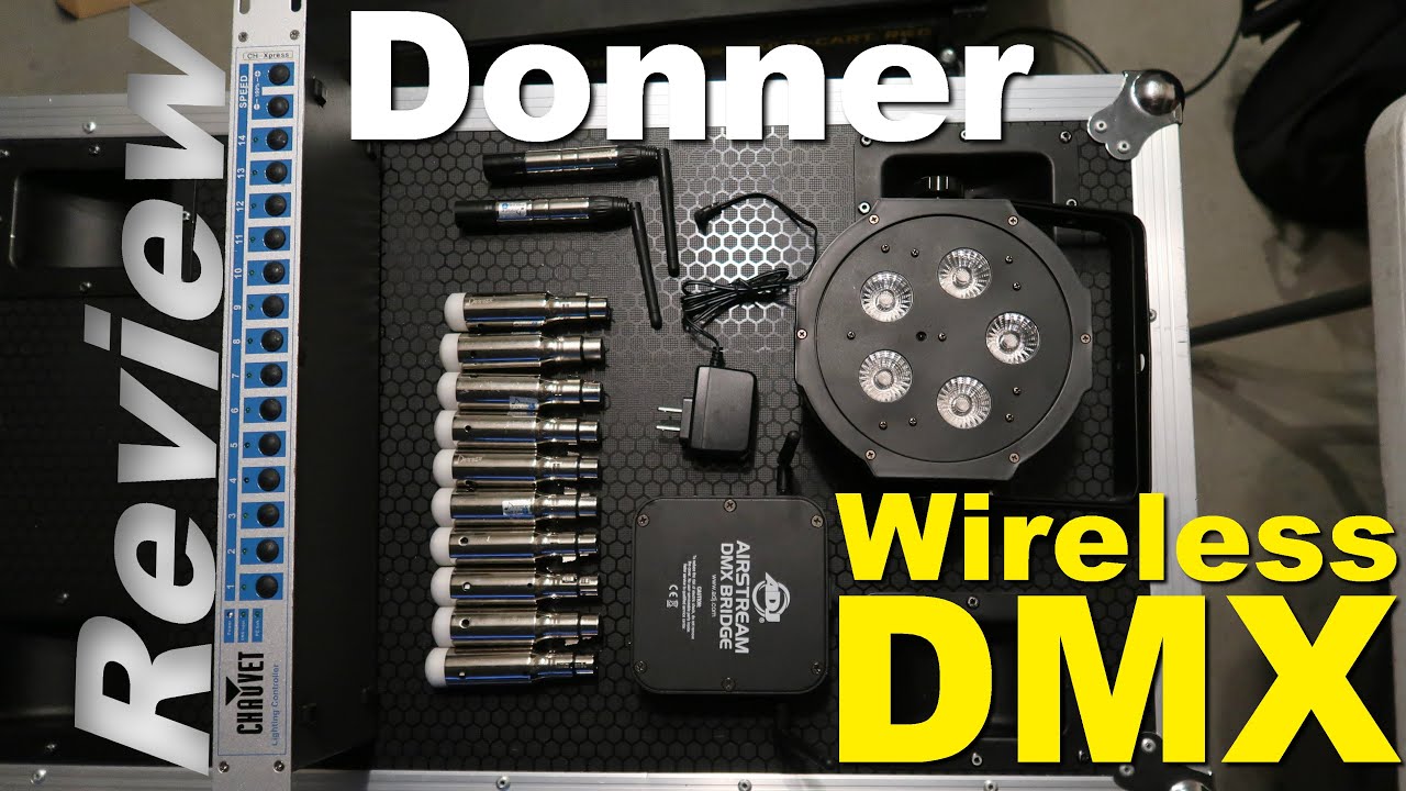 Donner Wireless DMX - How to setup | Review | Mobile DJ Tips