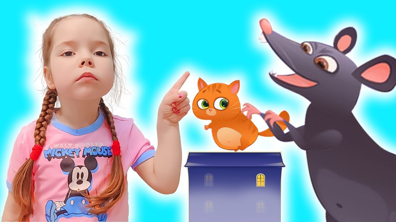 Мультики как Настя и котик Bubbu играют | Сборник мультиков про Бубу и Настю