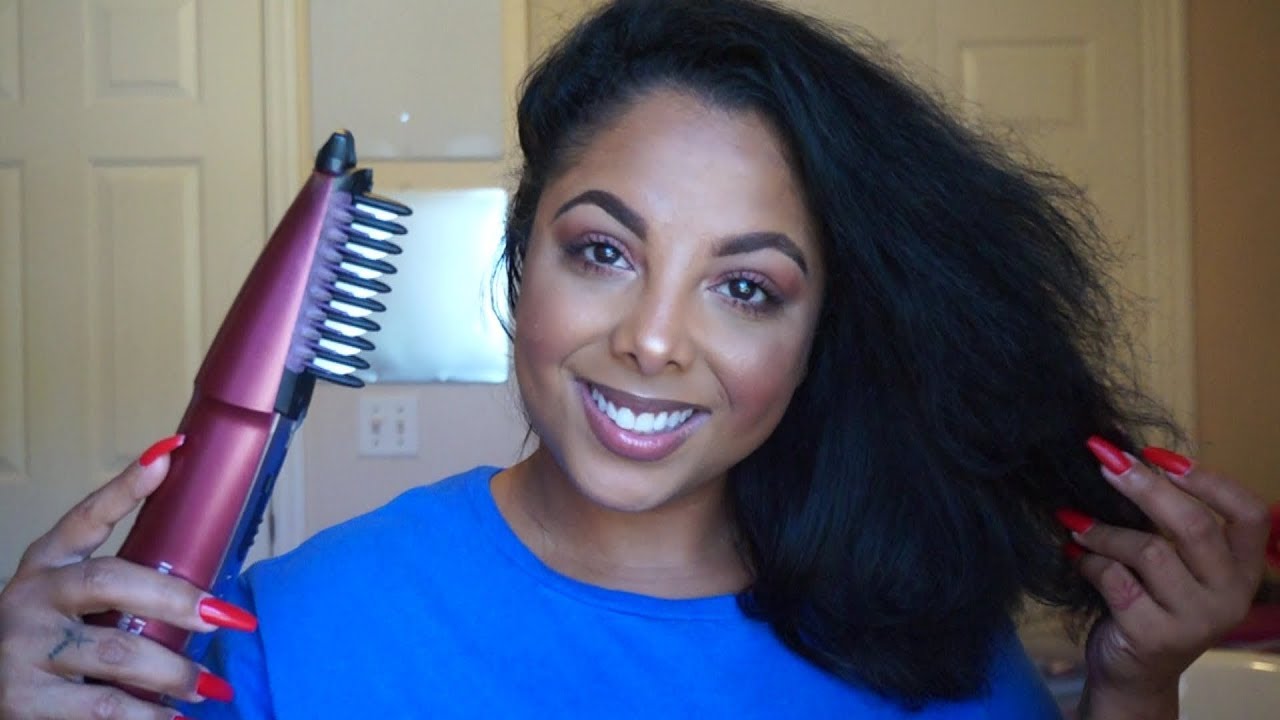♡ How To | Natural Hair BLOW OUT – Infiniti Pro by Conair Wet/Dry Hot Air Styler   ♡