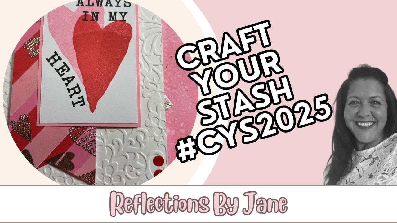 No patterned paper for Valentine's Day? I've got you #CYS2025