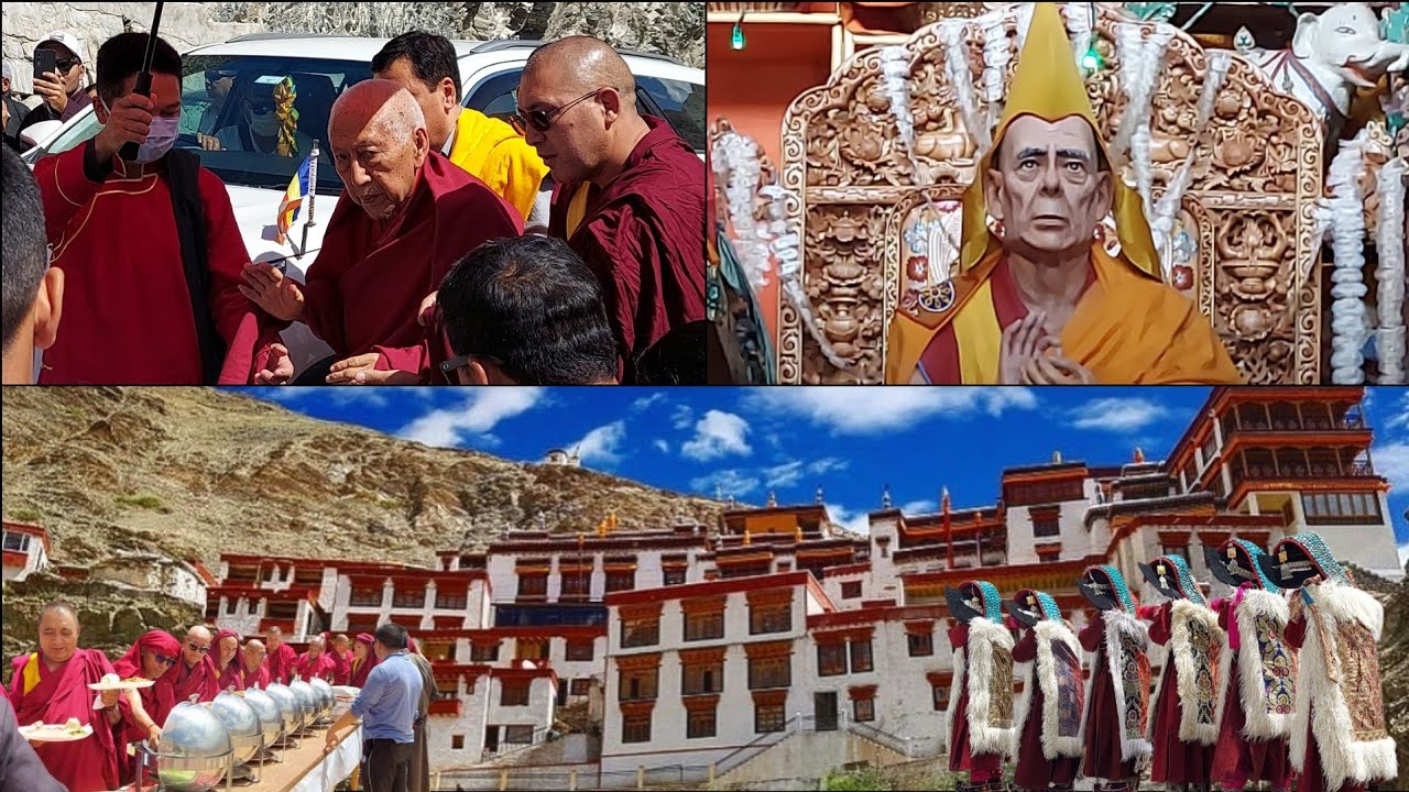 H.H Samdhong Rinpoche Performs Consecration Ritual at Rizong Monastery