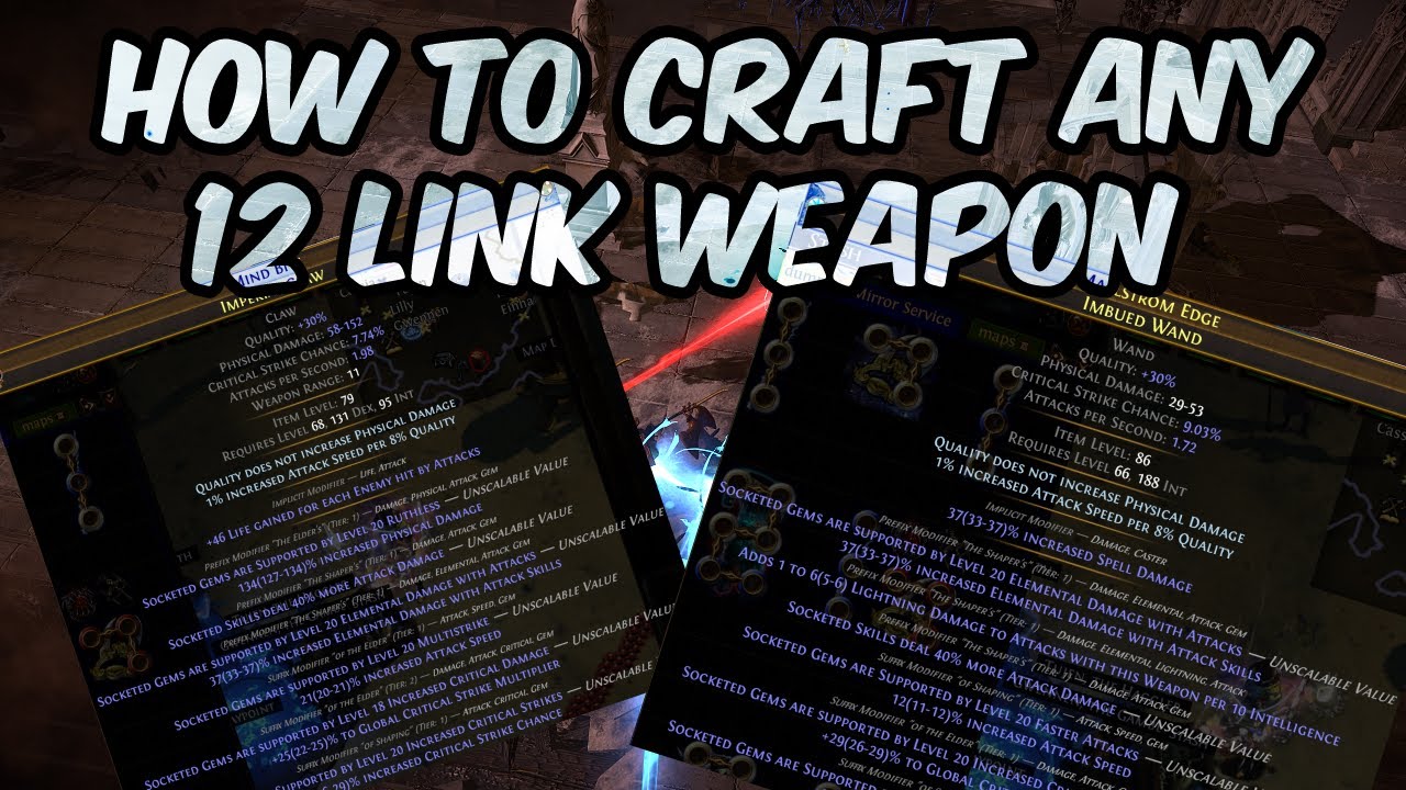[PoE 3.18] How to Craft ANY 12L Weapon (Wand & Claw Example)