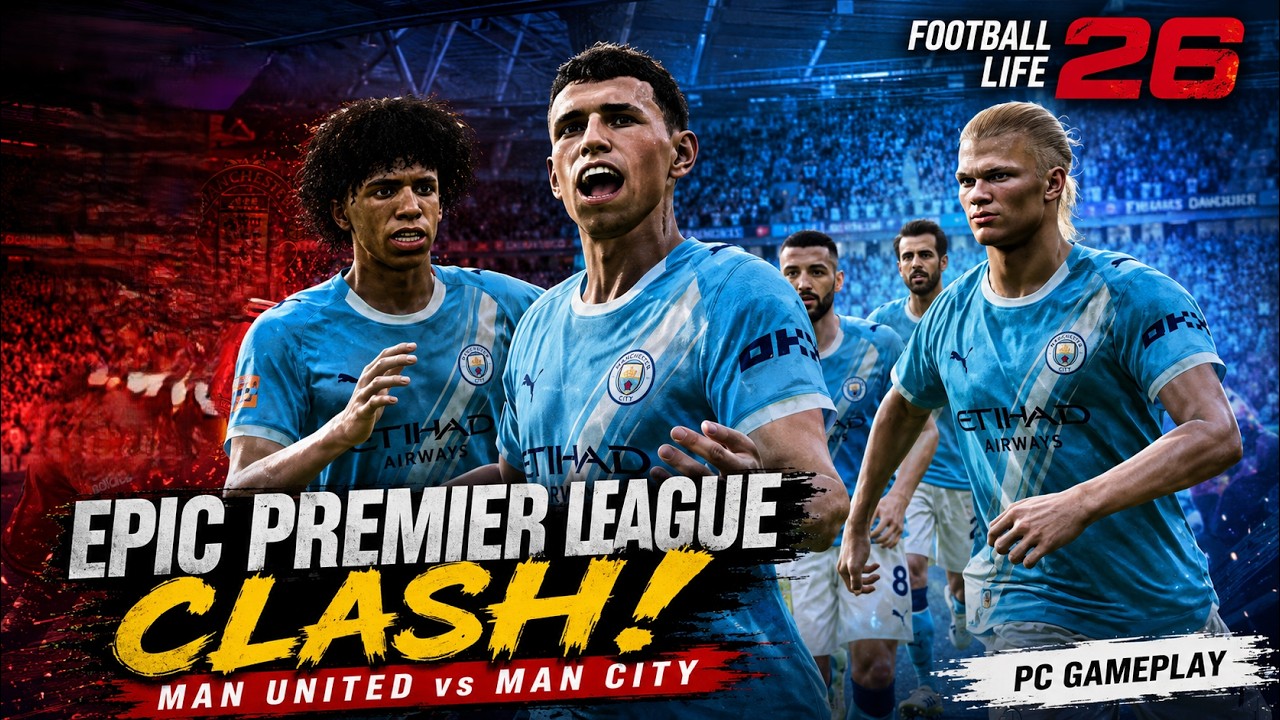 Football Life 2026 [FL26] –Man United vs Man City | Epic Premier League Clash! | PC Gameplay