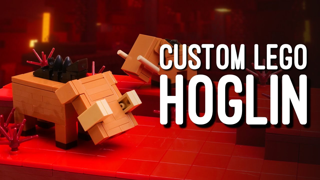 LEGO Minecraft: Custom Hoglin Tutorial!