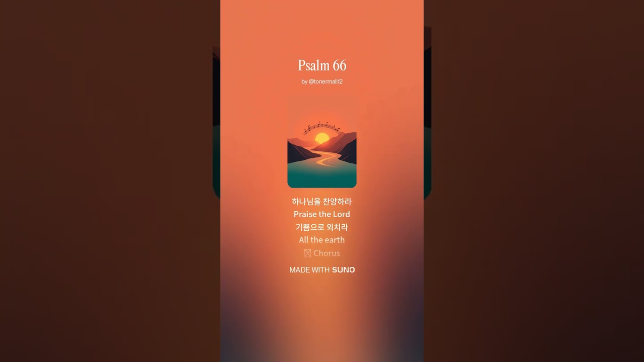 춤추며 찬양하는 시편 찬양/Psalm 66(시편66편)#한성동 작곡교실#시편찬양#CCM#경배와찬양#교회음악#찬양
