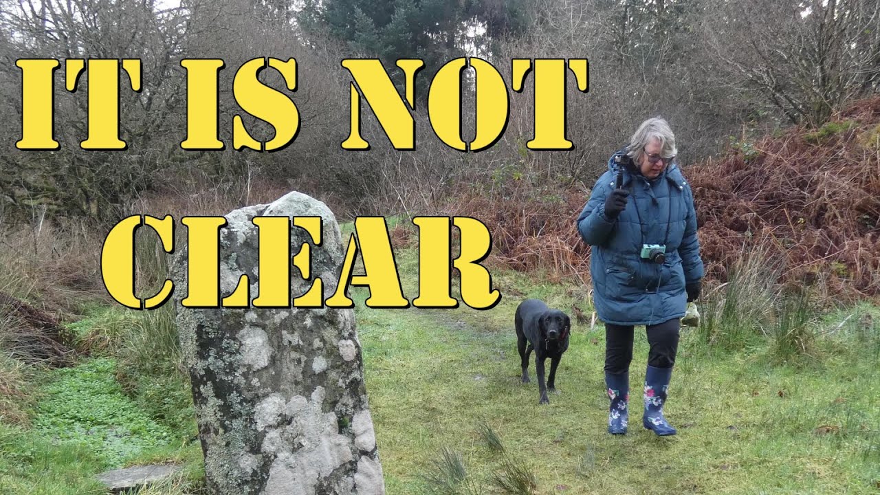Scottish Winter Adventure - Walking Loch Coille Bharr with the Dog