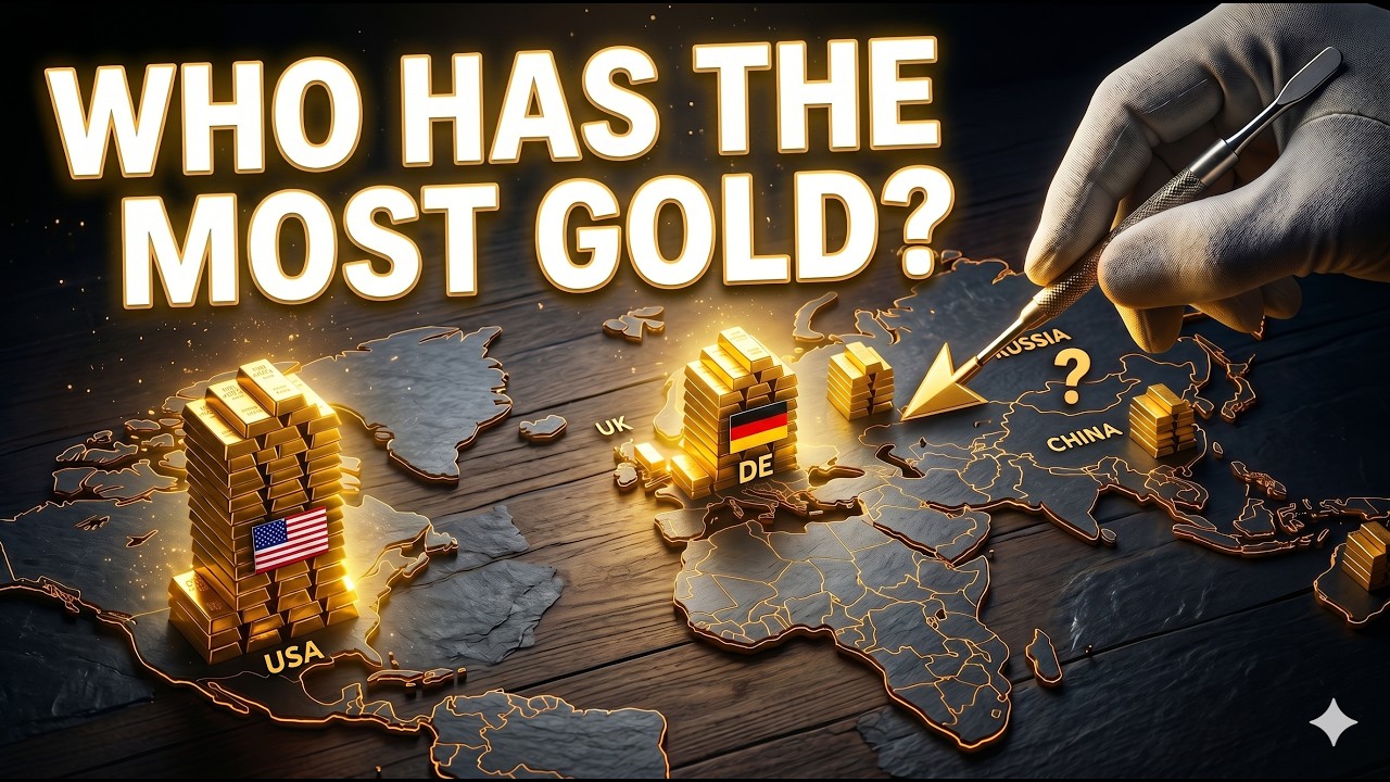 Mapped: Which Countries Hold the Most Gold Reserves?