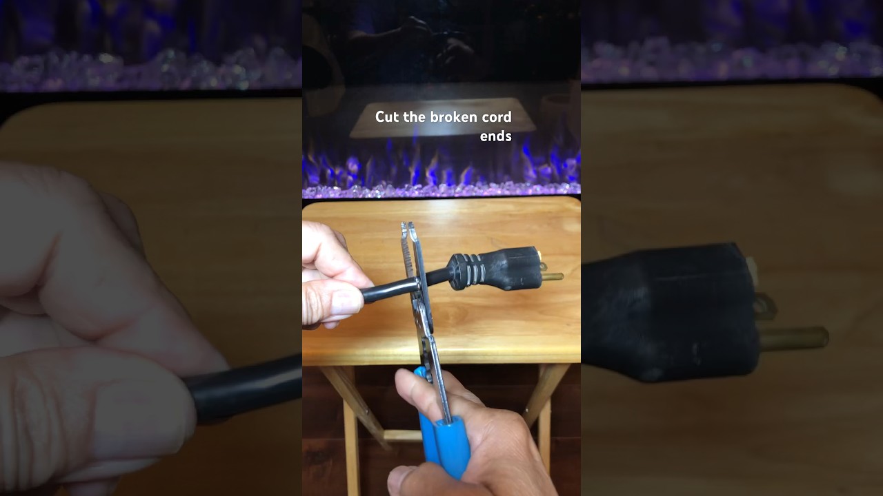 DIY How to fix broken plug for extension cord #diy #how #fix #extension #shortvideo #shorts #short