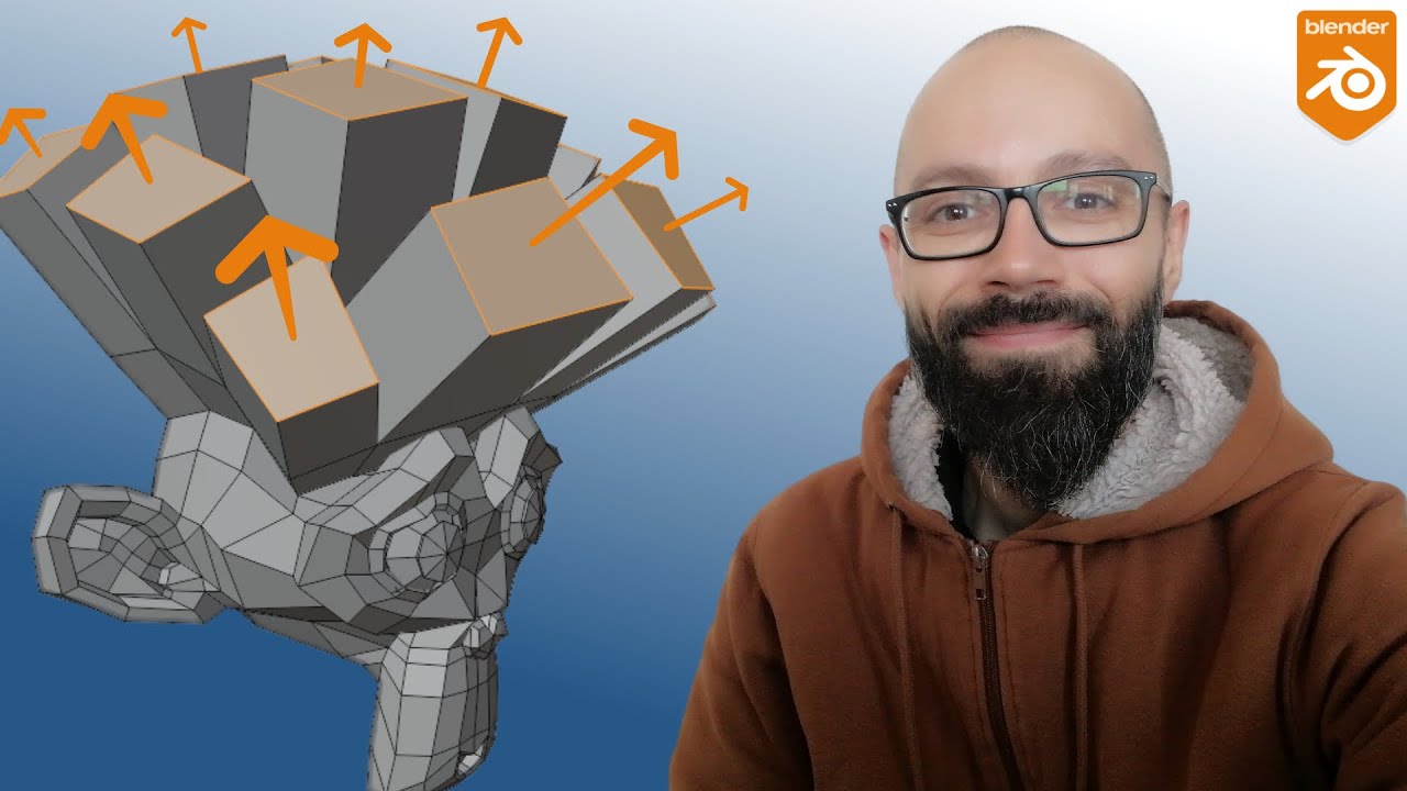 Tout savoir sur l’EXTRUSION dans Blender