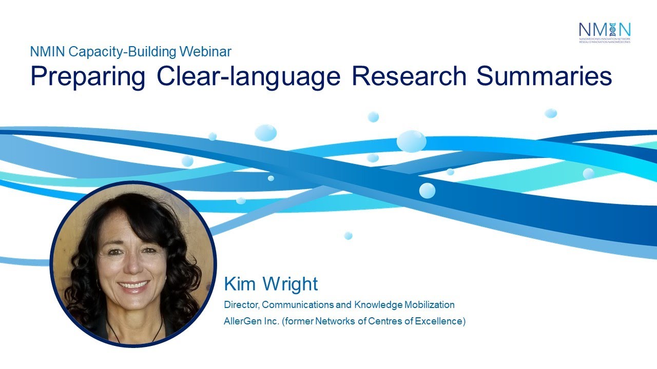 Preparing Clear-language Research Summaries