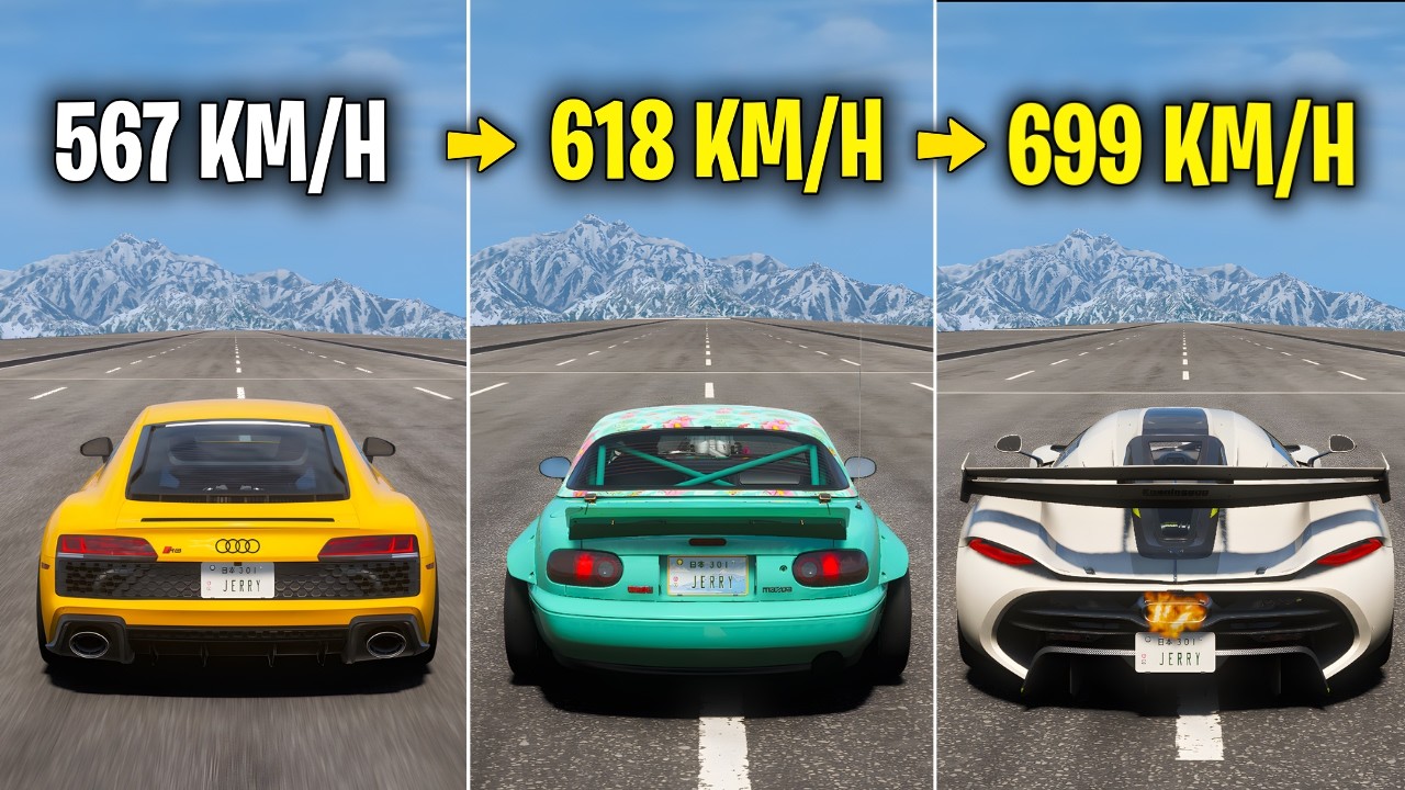 *NEW *TOP 10 FASTEST Cars In Forza Horizon 6 (Insane Downhill)