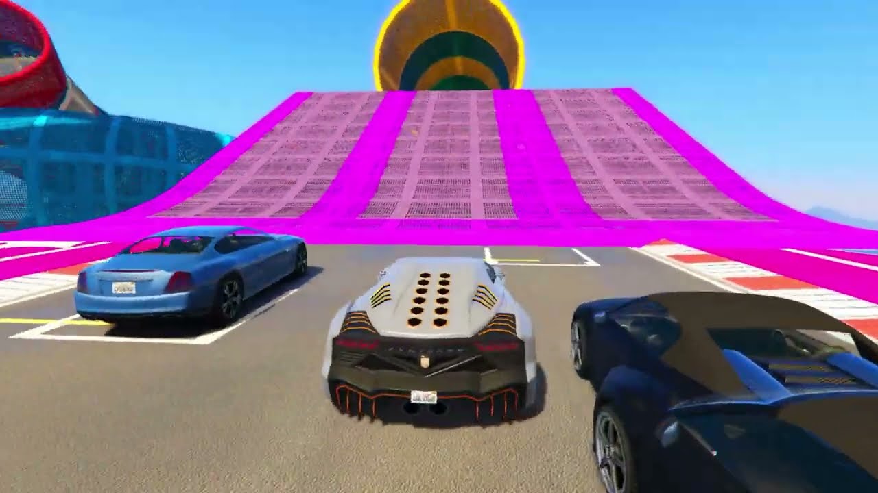 Spiderman GTA5 Modes Mega Ramp Challenge 🚗🚘 in GTA-V EPIC Funny Moments #gameplay #gta5 #gaming #gta