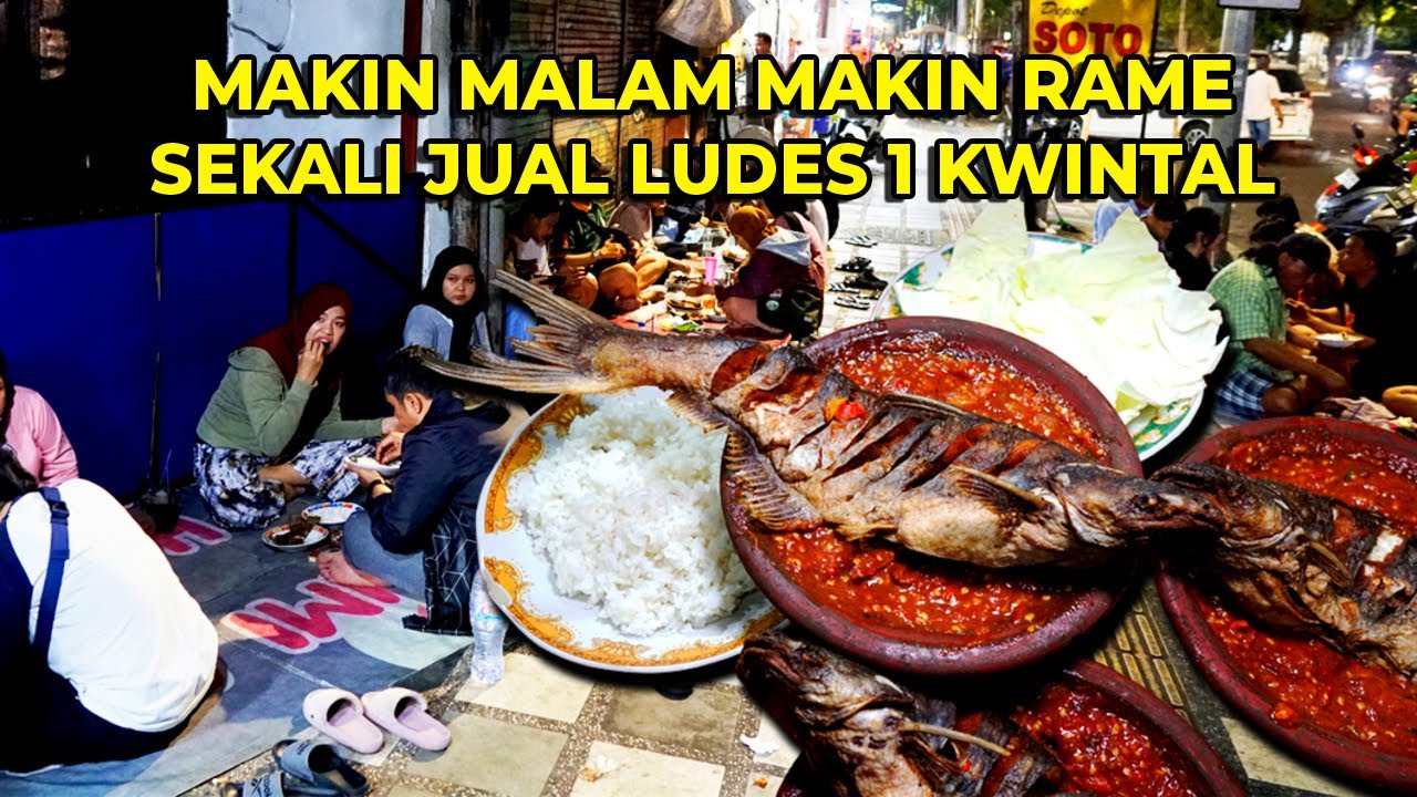 RELA ANTRI 1 JAM DEMI PECEL LELE PINGGIR JALAN, SAMBALNYA BIKIN PERUT PANAS!!