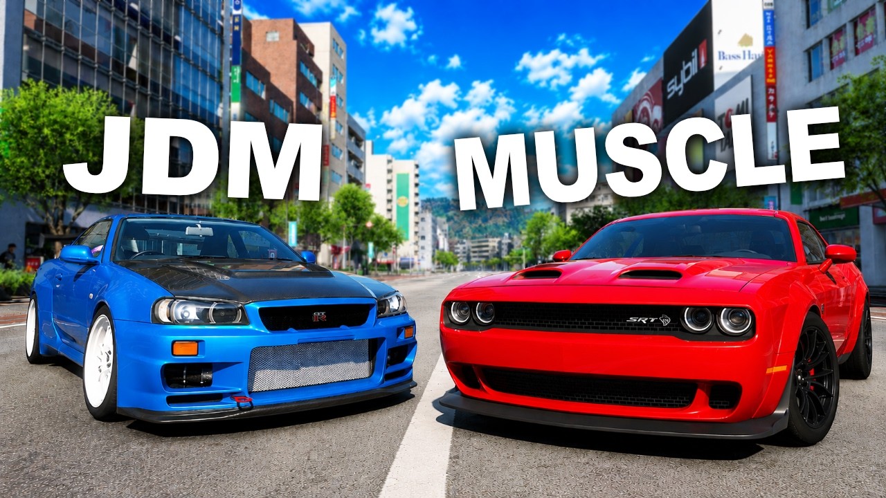 JDM vs MUSCLE CARS! - Forza Horizon 6
