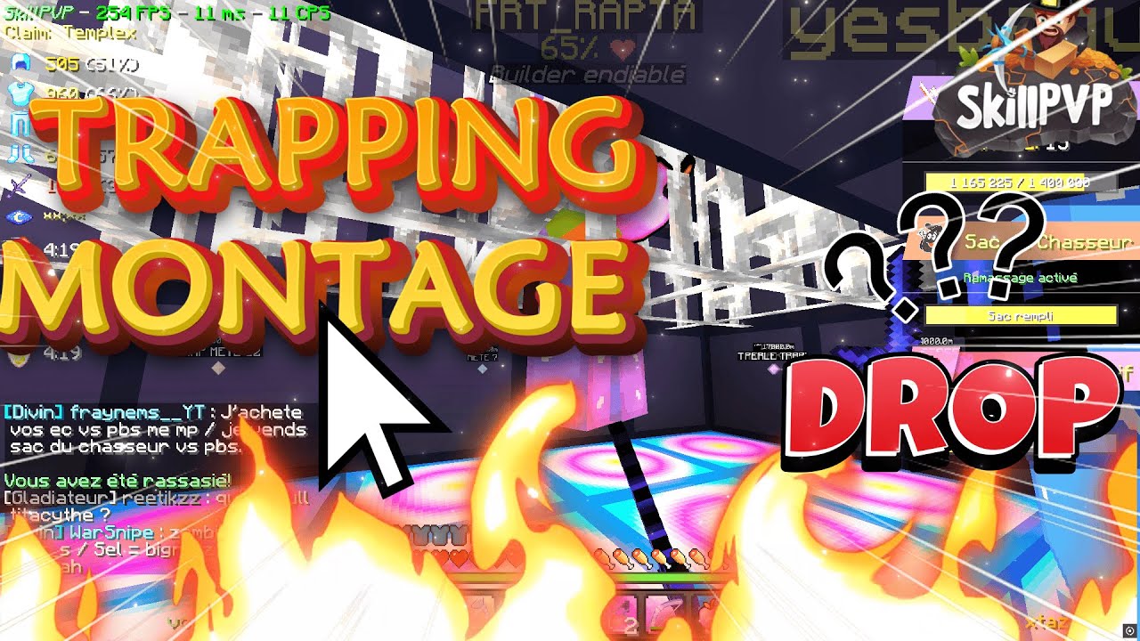 SKILLPVP V15 😂TRAPPING MONTAGE DE FOU+DROP EN MASSE !!!